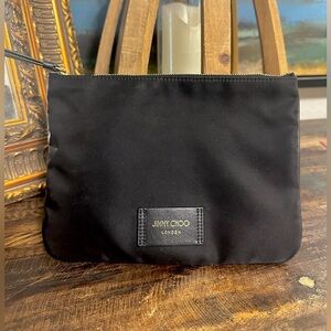 Jimmy Choo Black makeup or accessory Bag